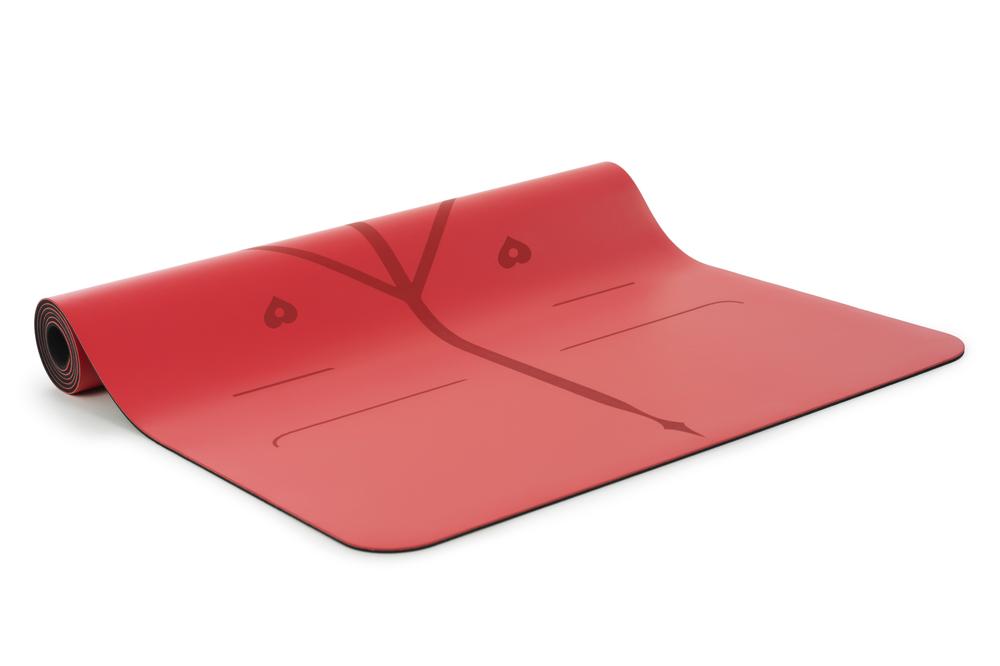 Liforme Love Yoga Mat with Carry Bag - Red-Exercise Mat-Pro Sports