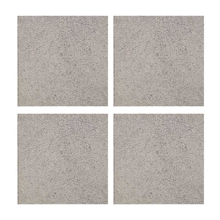 Light Grey Recycled Rubber Gym Flooring Tiles - 50x50x2 cm - Set of 4-Gym Flooring-Pro Sports