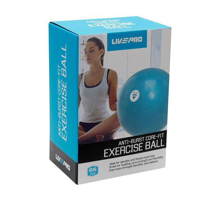 LivePro Anti Burst Core Fit Gym Ball - 65 cm-Gym Ball-Pro Sports