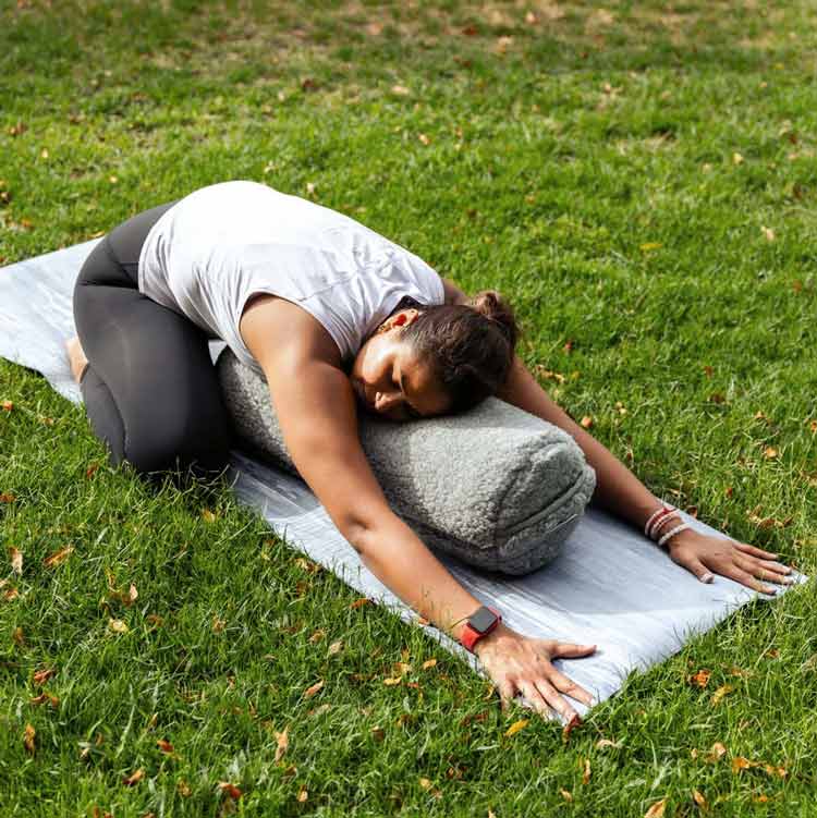 Manduka Wool Round Yoga Bolster-Bolster-Pro Sports