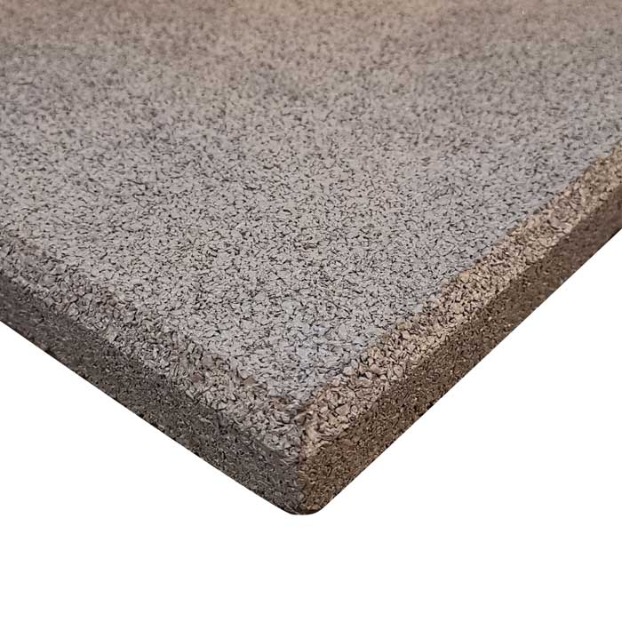 Medium Grey Recycled Rubber Gym Flooring Tiles - 50x50x2 cm - Set of 4-Gym Flooring-Pro Sports