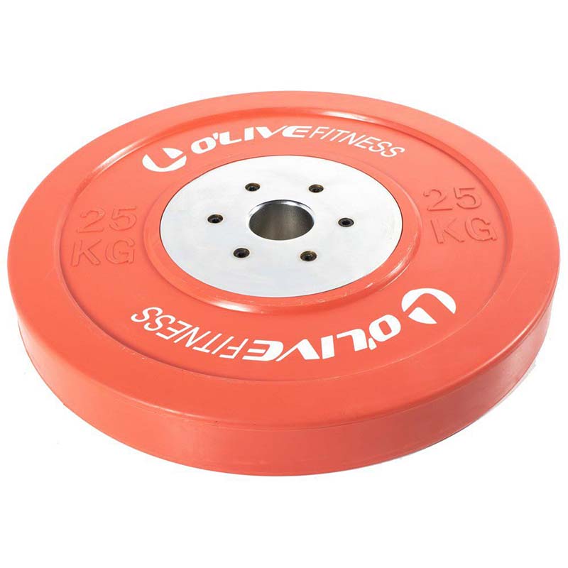 O'Live Fitness Competition Bumper Plate - 25 kg-Bumper Plates-Pro Sports
