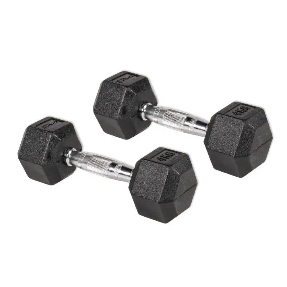 O'Live Fitness Hex Dumbbells - 4 kg Pair-Hex Dumbbells-Pro Sports