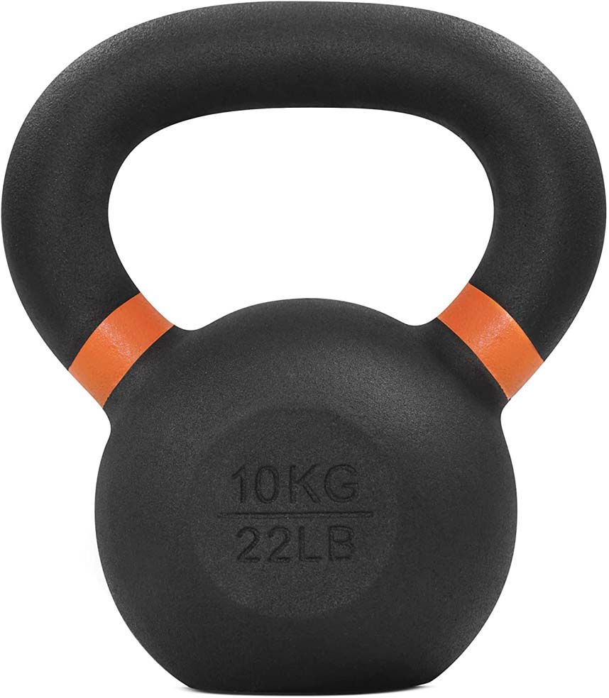 Powder Coated Cast Iron Kettlebell - 10 kg-Cast Iron Kettlebell-Pro Sports