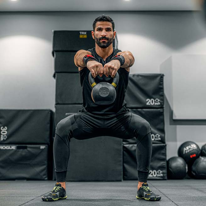 Powder Coated Cast Iron Kettlebell - 10 kg-Cast Iron Kettlebell-Pro Sports