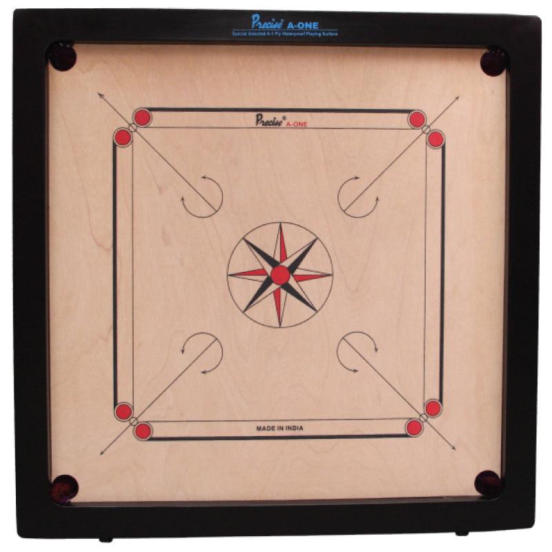 Precise Amateur A-One Carrom Board - 8mm-Carrom Board-Pro Sports