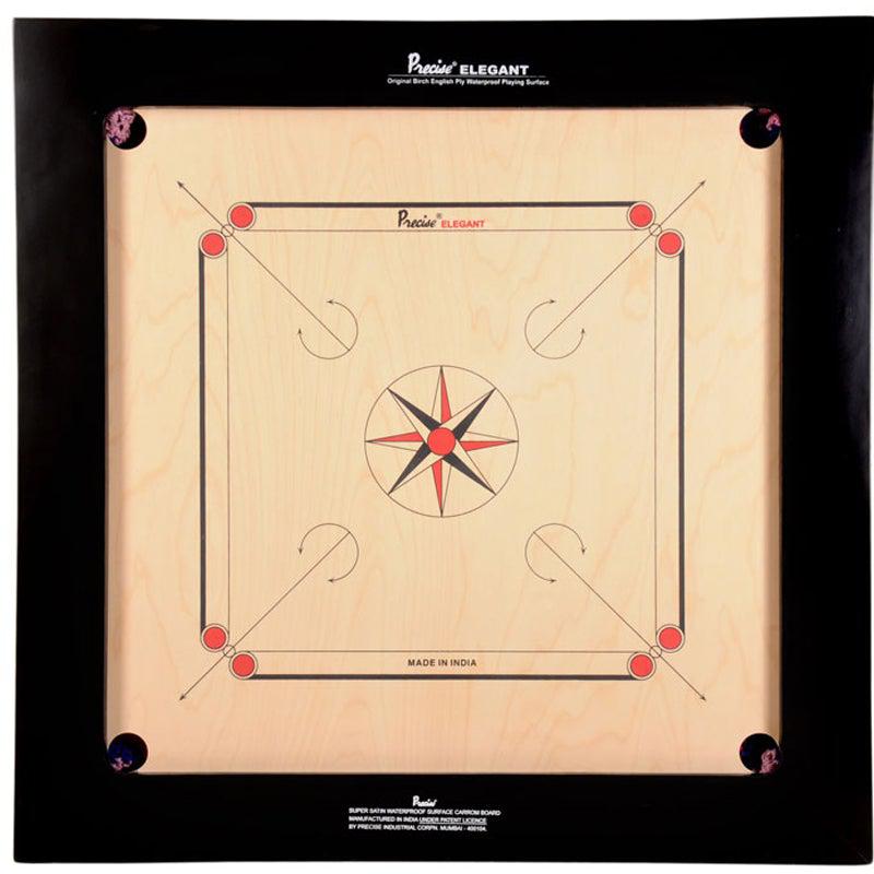 Precise Elegant Bulldog Carrom Board - 20 mm-Carrom Board-Pro Sports