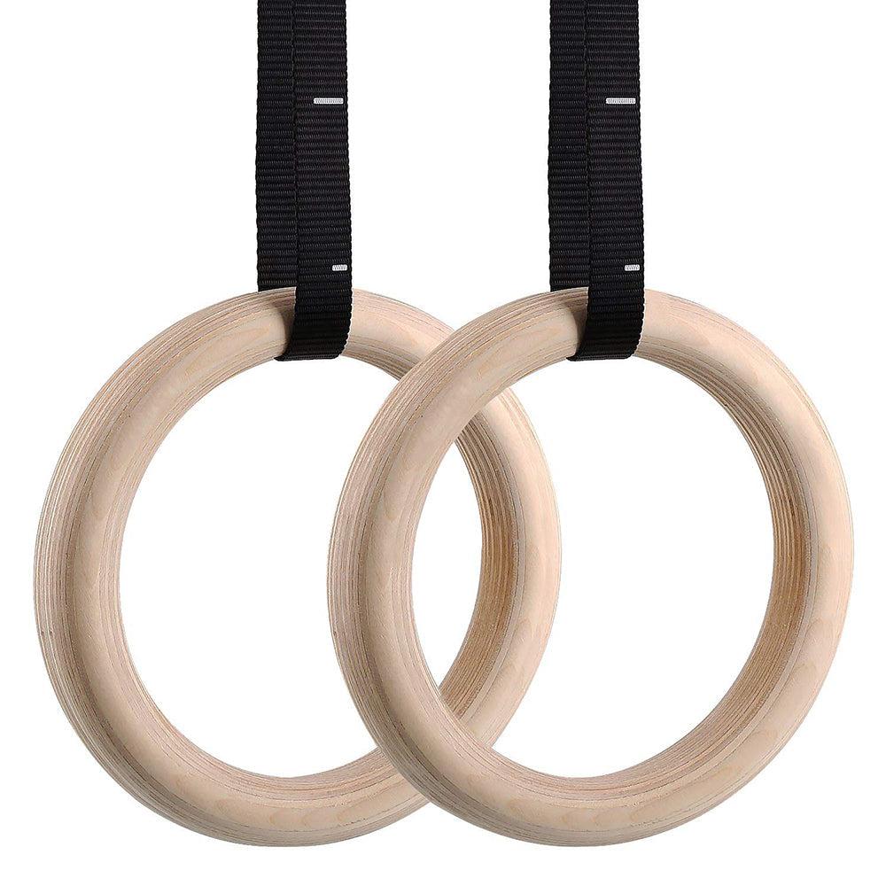 Pro Sports Wooden Gym Rings - 28 mm-Gym Rings-Pro Sports