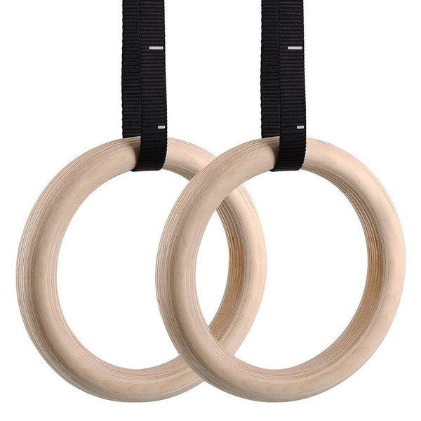 Pro Sports Wooden Gym Rings - 28 mm
