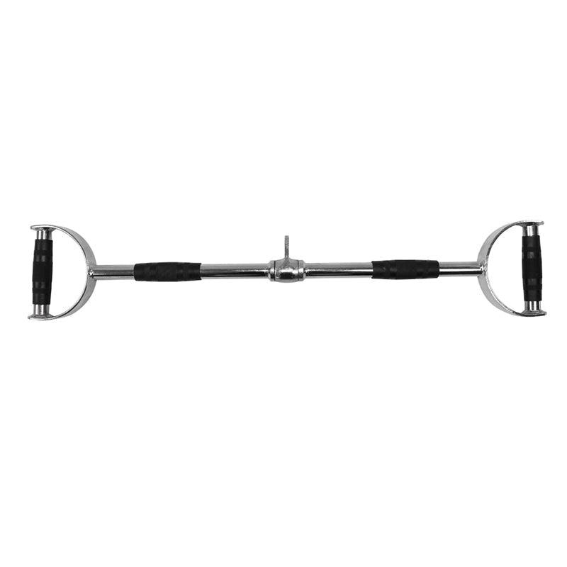 Revolving Straight D Handle Pulldown Bar - 86 cm-Cable Attachments-Pro Sports
