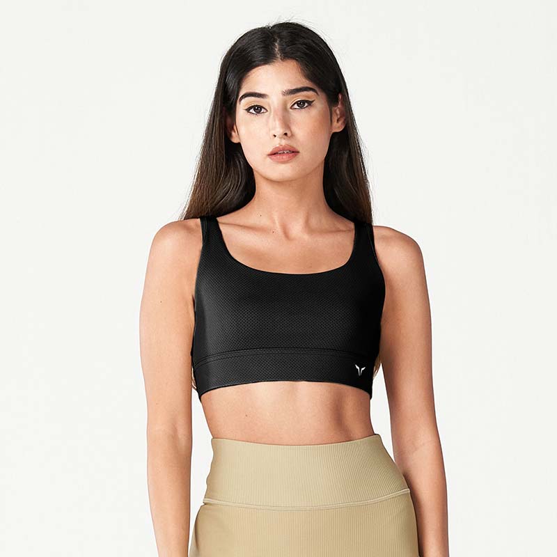 SQUATWOLF Code Power Bra - Black-Sports Bra-Pro Sports