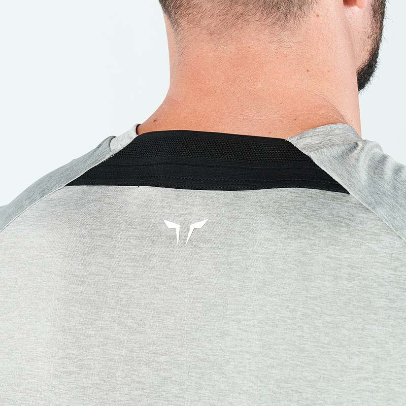SQUATWOLF Core AeroTech Muscle Tee - Grey Marl-T-Shirt-Pro Sports