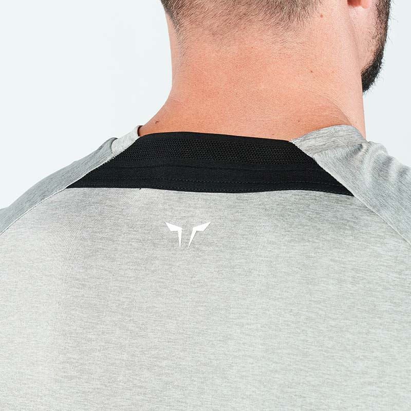 SQUATWOLF Core AeroTech Muscle Tee Grey Marl
