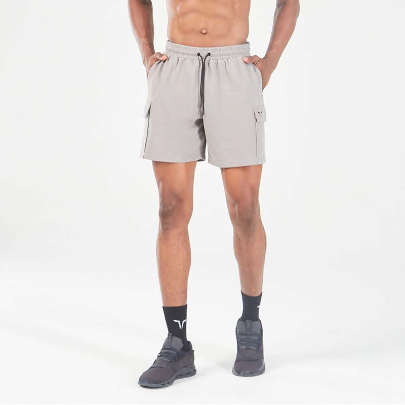 Squatwolf Core Go-To Cargo Shorts - Light Gray - Shorts - Pro Sports | Shop online in Kuwait
