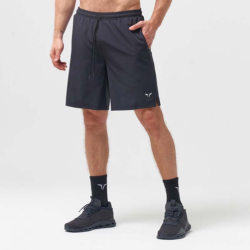 SQUATWOLF Essential 9 Inch Shorts - Black-Shorts-Pro Sports