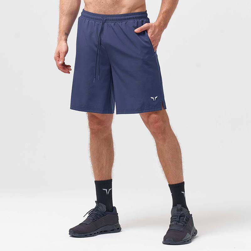 SQUATWOLF Essential 9 Inch Shorts - Navy-Shorts-Pro Sports