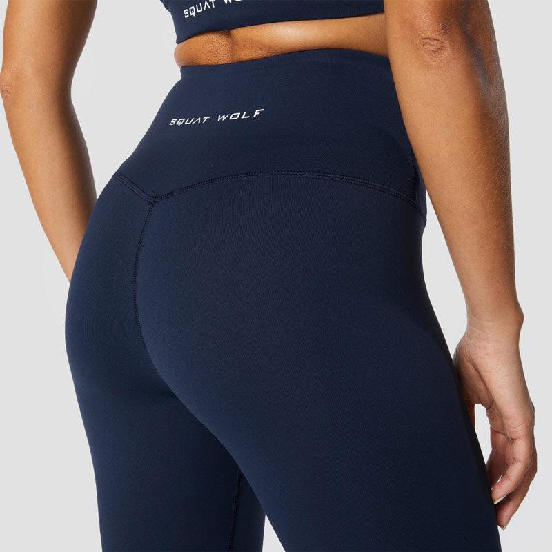 SQUATWOLF Hera High Waisted Leggings - Navy-Leggings-Pro Sports