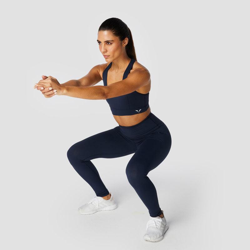 SQUATWOLF Hera High Waisted Leggings - Navy-Leggings-Pro Sports