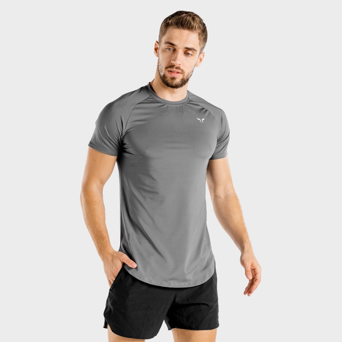 SQUATWOLF Limitless Razor Tee - Charcoal-T-Shirt-Pro Sports