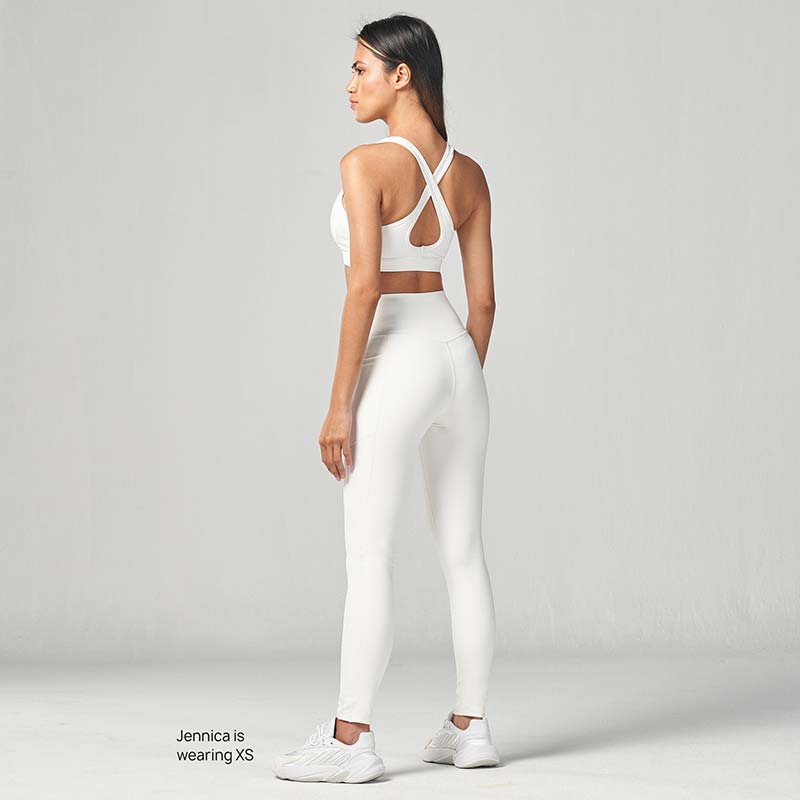 SQUATWOLF Ultimate Double Layer Leggings - White-Leggings-Pro Sports