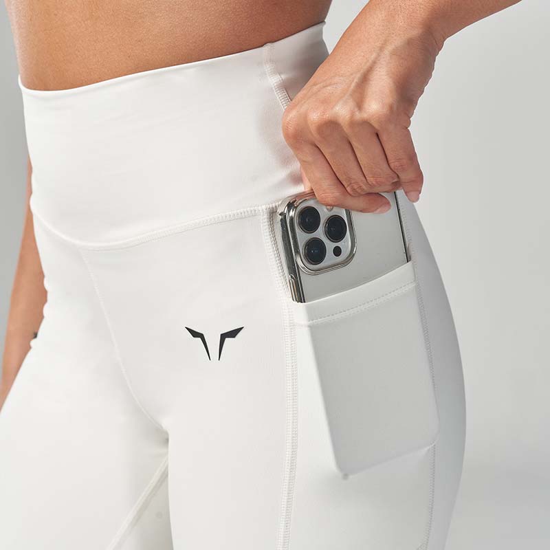 SQUATWOLF Ultimate Double Layer Leggings - White-Leggings-Pro Sports