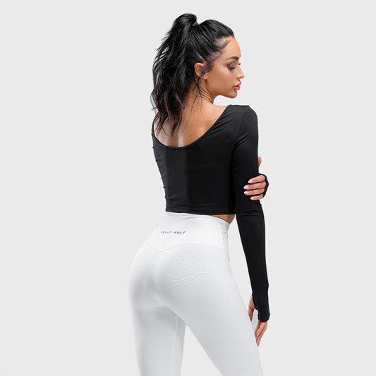 SQUATWOLF Warrior Crop Tee - Black-T-Shirt-Pro Sports