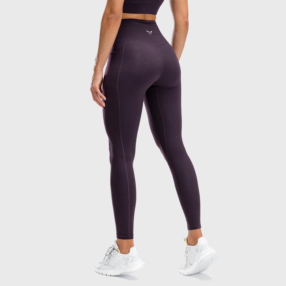 SQUATWOLF We Rise High Waisted Leggings - Beetroot