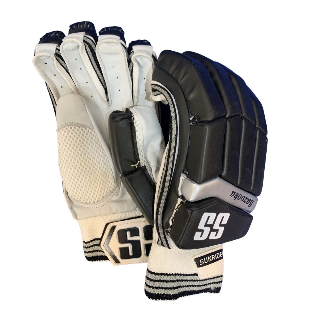 SS Bazooka Batting Gloves - Black-Batting Gloves-Pro Sports