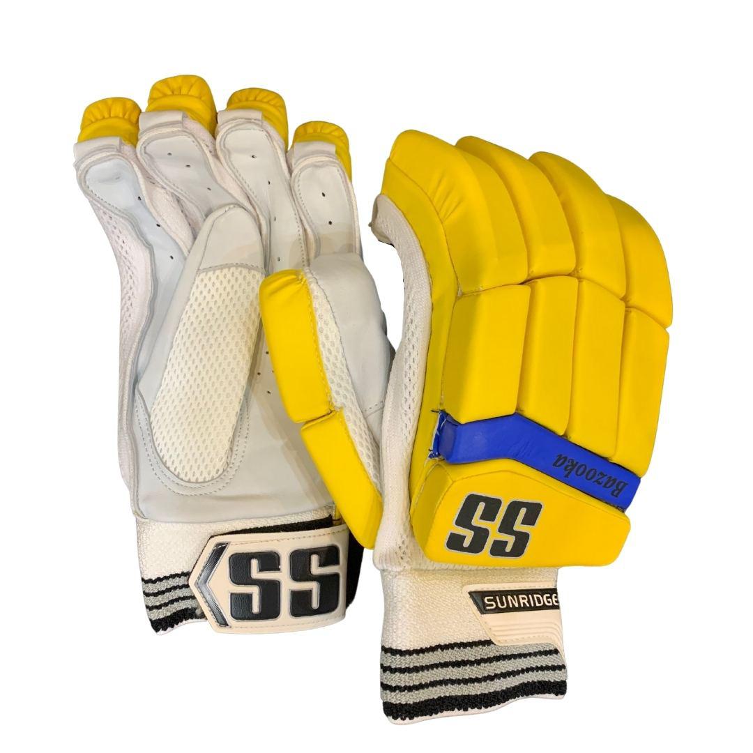 SS Bazooka Batting Gloves - Yellow-Batting Gloves-Pro Sports