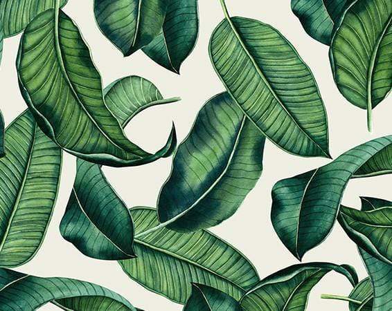 Sugarmat Suede Yoga Mat - Tropical Leaf-Exercise Mat-Pro Sports