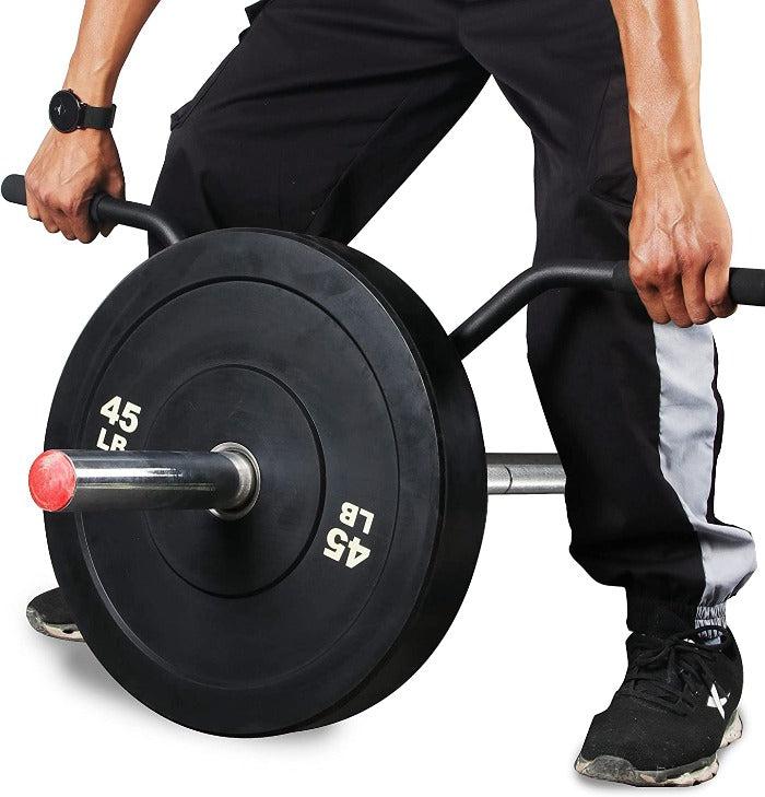 T-Bar Row Handle Bar Attachment with Rubber Grip-Cable Attachments-Pro Sports