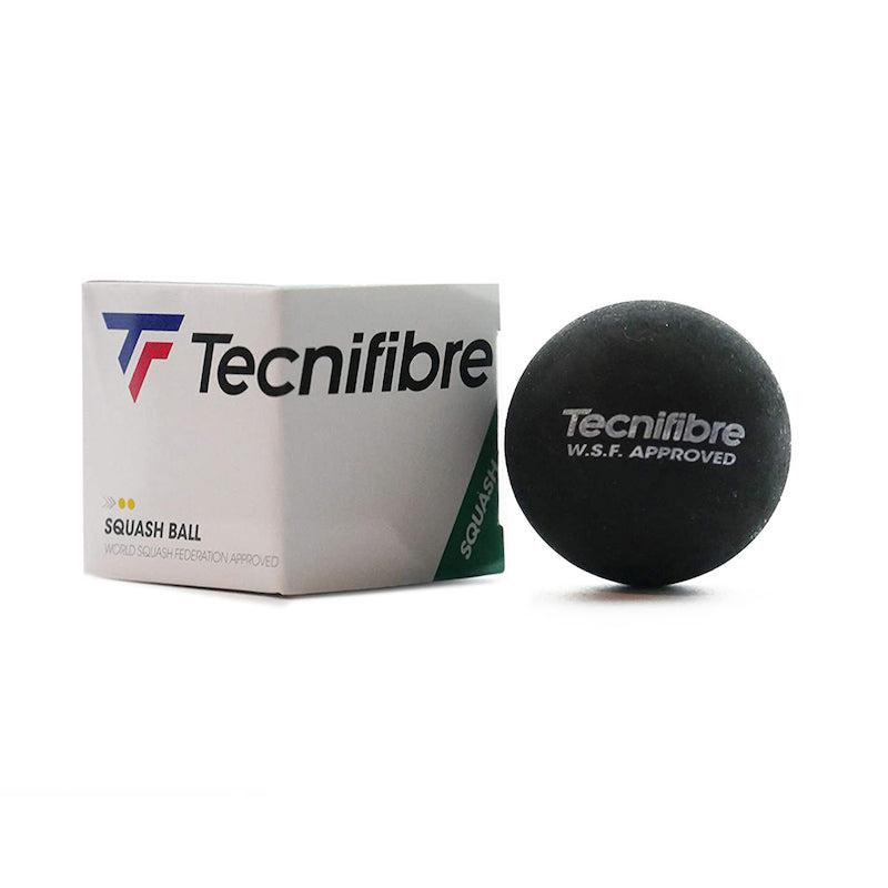 Black Knight Tru-Bounce Double Yellow Dot Squash Balls – 1 Dozen, Tournament Standard