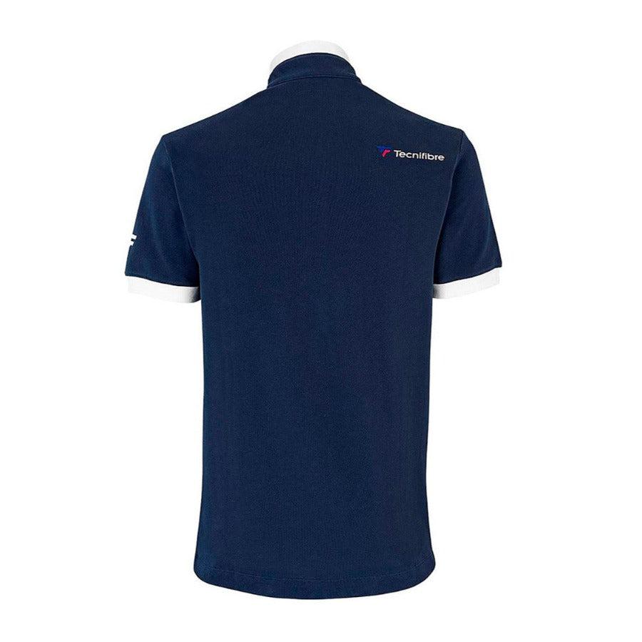Tecnifibre Men's Pique Polo - Navy-T-Shirt-Pro Sports