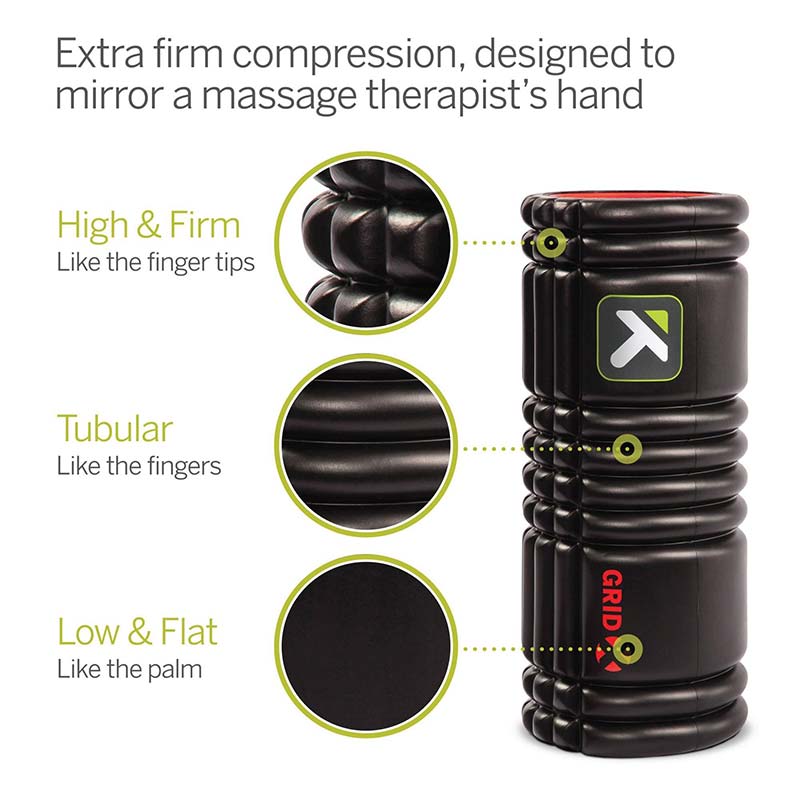 Trigger Point Grid X Extra Firm Foam Roller-Foam Rollers-Pro Sports