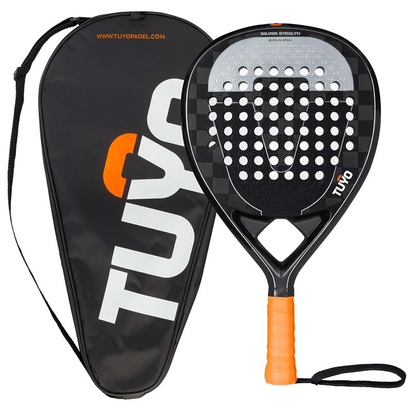 Tuyo Silver Stealth Padel Racket-Padel Racket-Pro Sports