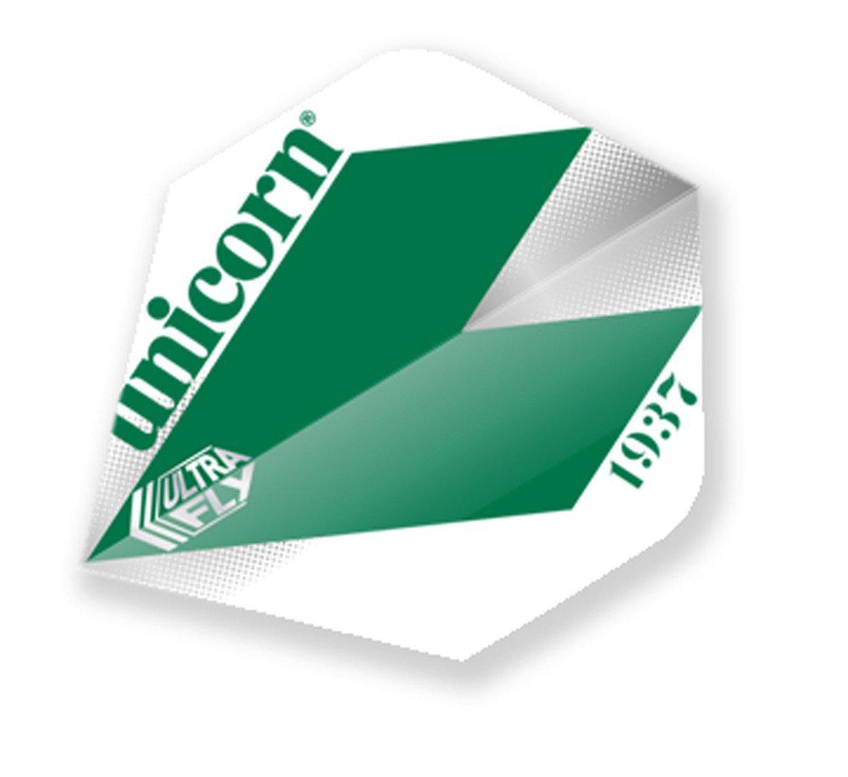 Unicorn Classic Big Wing Dart Flight - Comet Green-Dart Flights-Pro Sports