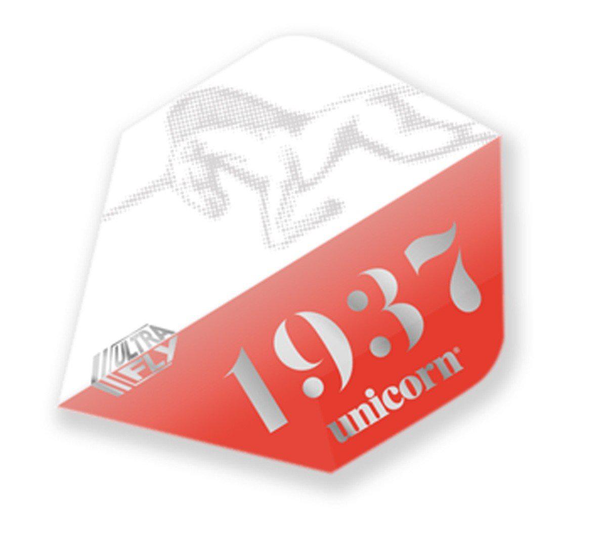 Unicorn Classic Big Wing Dart Flight - Icon Red-Dart Flights-Pro Sports
