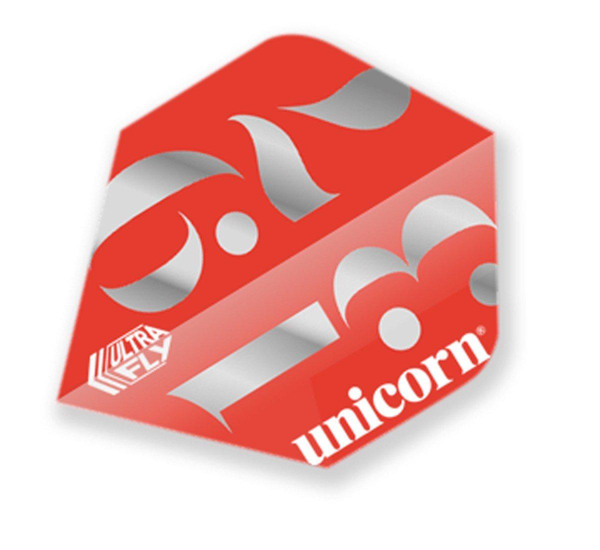 Unicorn Classic Big Wing Dart Flight - Origins Red-Dart Flights-Pro Sports