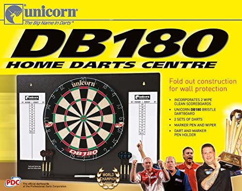 Unicorn DB180 Home Dartboard Center-Dartboards-Pro Sports