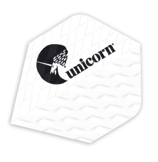 Unicorn Q.100 Dart Flight - White-Dart Flights-Pro Sports
