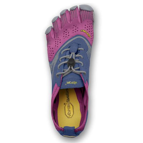 Vibram FiveFingers V-RUN – Scarpe Da Running Minimaliste Donna, Multicolore Purple/blue, Taglia 36 EU, Per Corsa Naturale