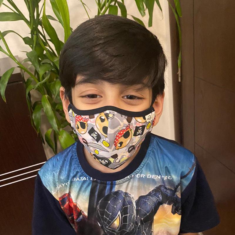 WDX Reusable Hygienic Mask for Kids - Navy-Mask-Pro Sports