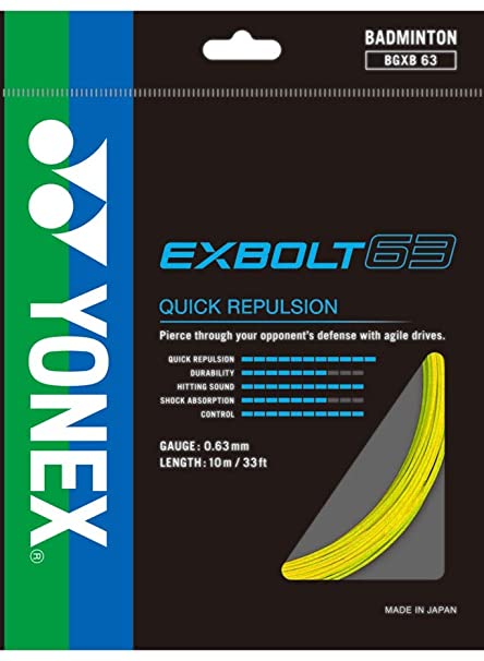 Yonex EXBOLT 63-Badminton Strings-Pro Sports