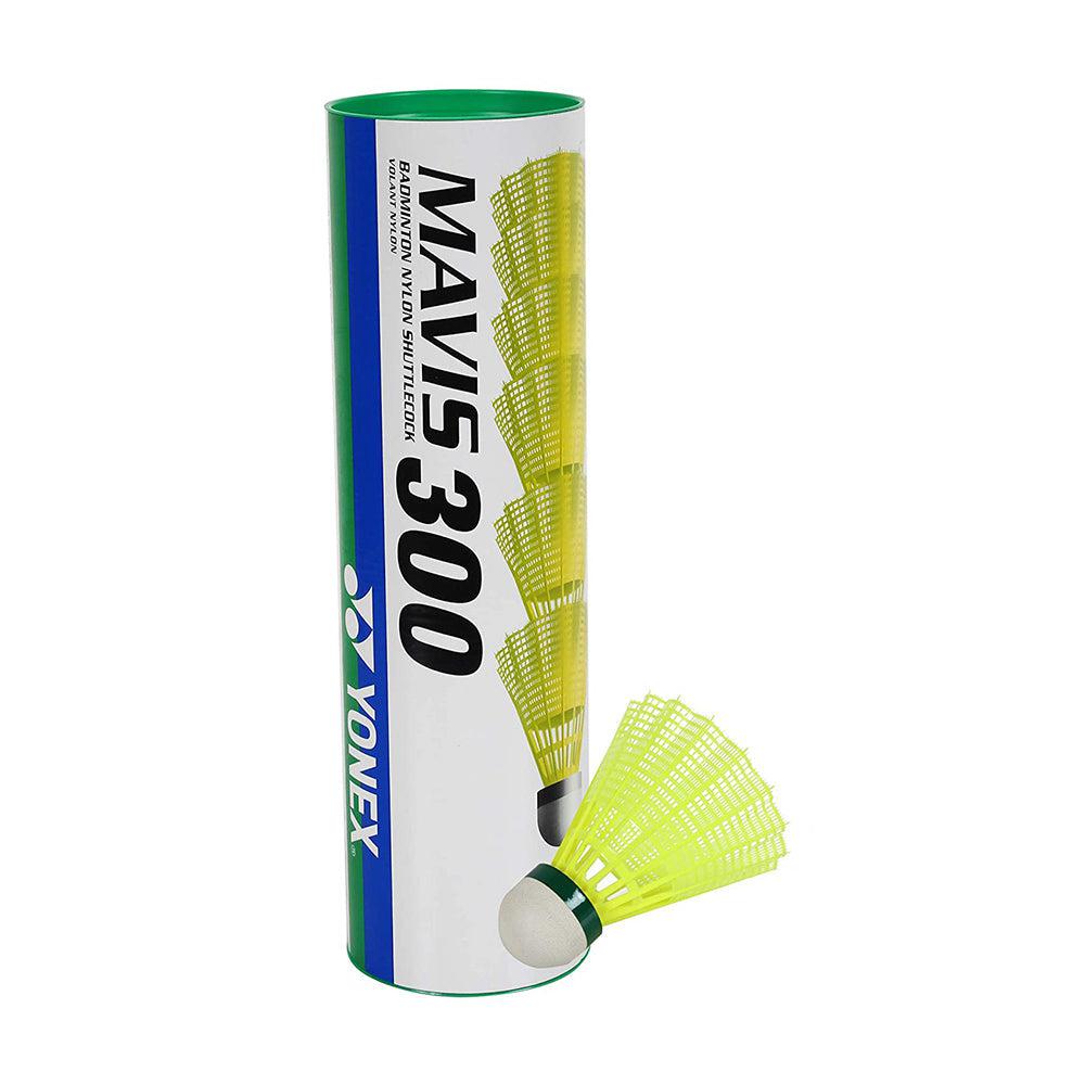 Yonex Mavis 300 Slow Speed (Green Strip) Nylon Shuttlecock - Yellow-Shuttlecocks-Pro Sports