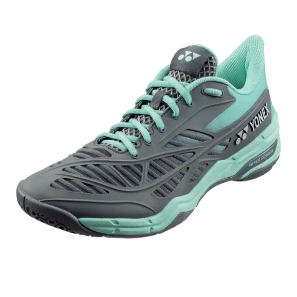 Yonex Power Cushion Cascade Drive Badminton Shoes - Grey Pale Green-Badminton Shoes-Pro Sports